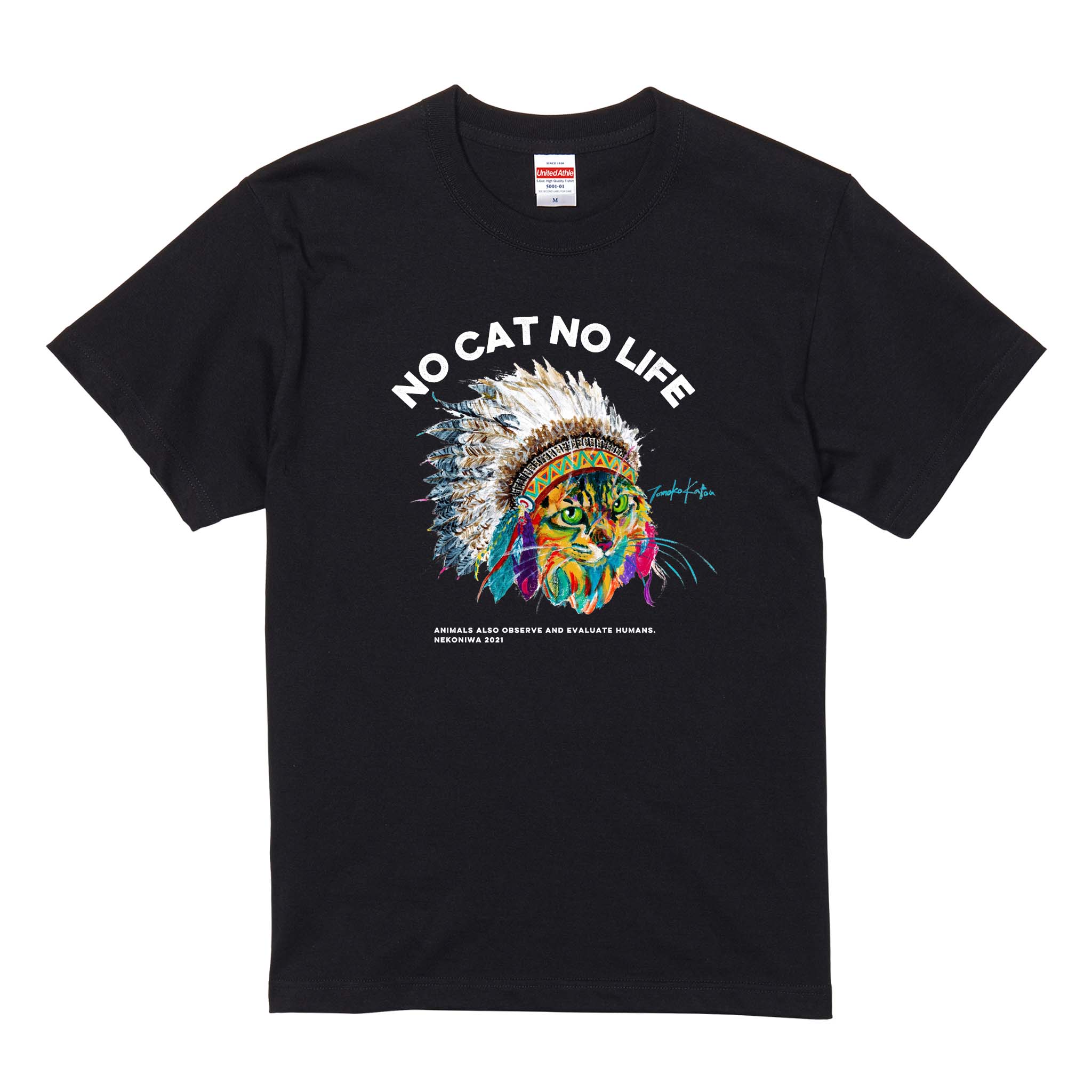 NEKONIWA Tシャツ NO CAT NO LIFE